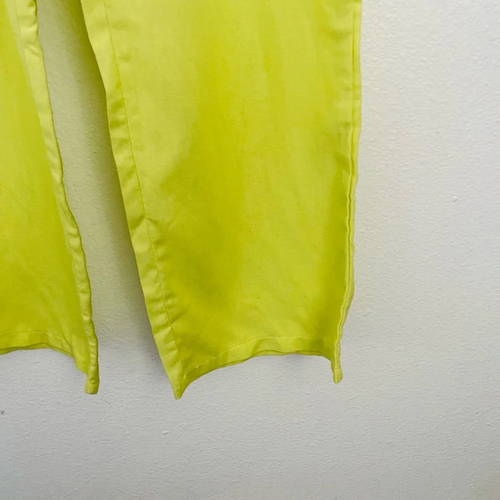 New Look Lime Green Wide Leg Pants - Picture 4 of 14